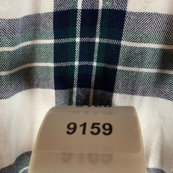 Rails Hunter White Admiral Pine Women's Plaid Button Up Long Sleeve Shirt S 9159 - Picture 8 of 8